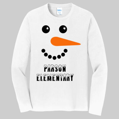 Adult Long Sleeve Shirt - Winter Holidays - Snowman  Thumbnail