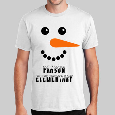 Adult T-Shirt - Winter Holidays - Snowman  Thumbnail