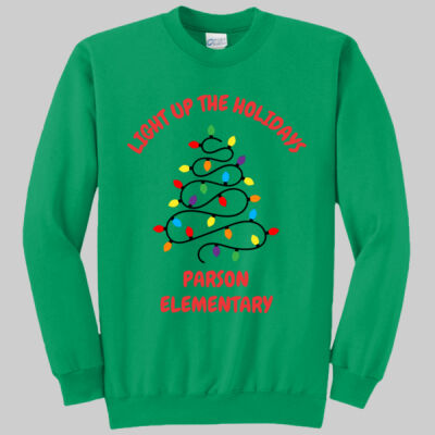 Adult Crewneck - Winter Holidays - Light Up - Red Thumbnail
