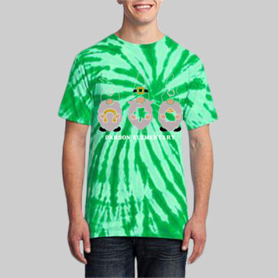 Adult Tie-Dye T-Shirt - Spring - Shamrock  Thumbnail